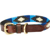 WeatherBeeta Halsband Polo Leder Cowdray Brown/Blau/Blau