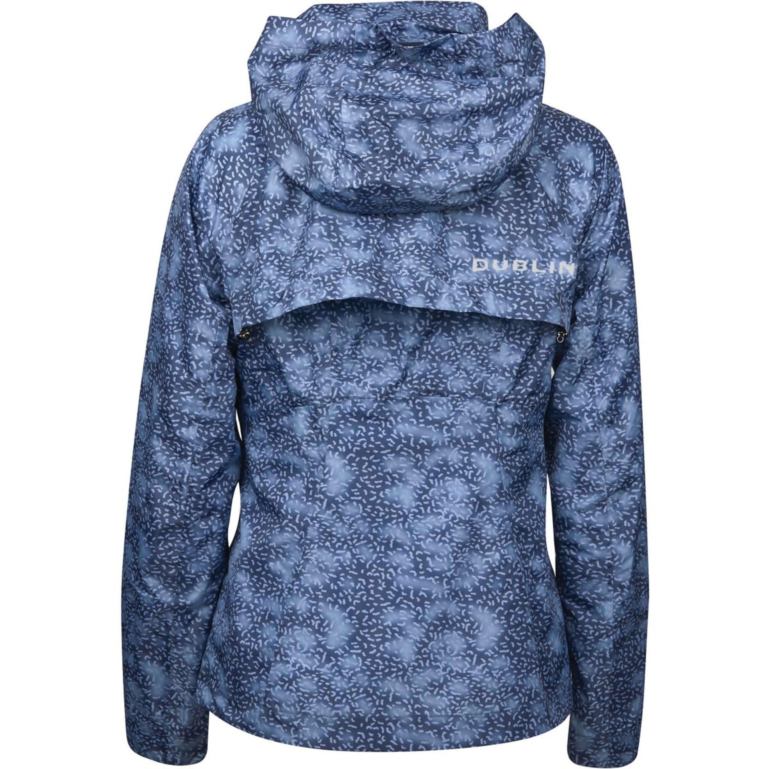 Dublin Jacke Cortina Wasserdicht Blueberry Navy Print