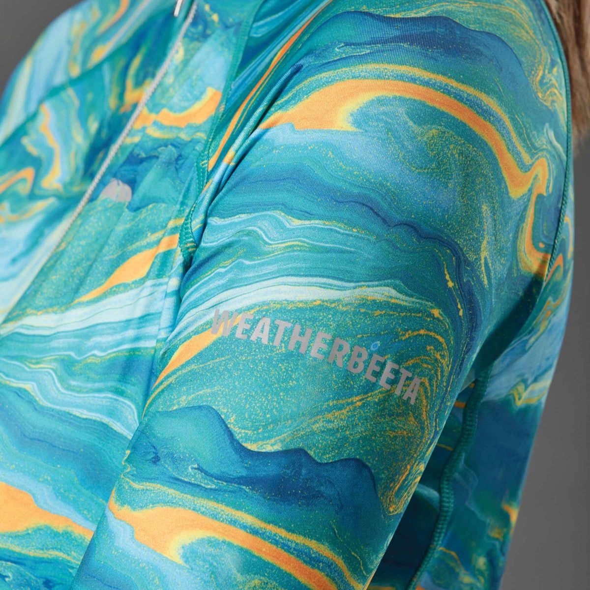 Weatherbeeta Shirt Ruby Swirl Marble Blau/Orange
