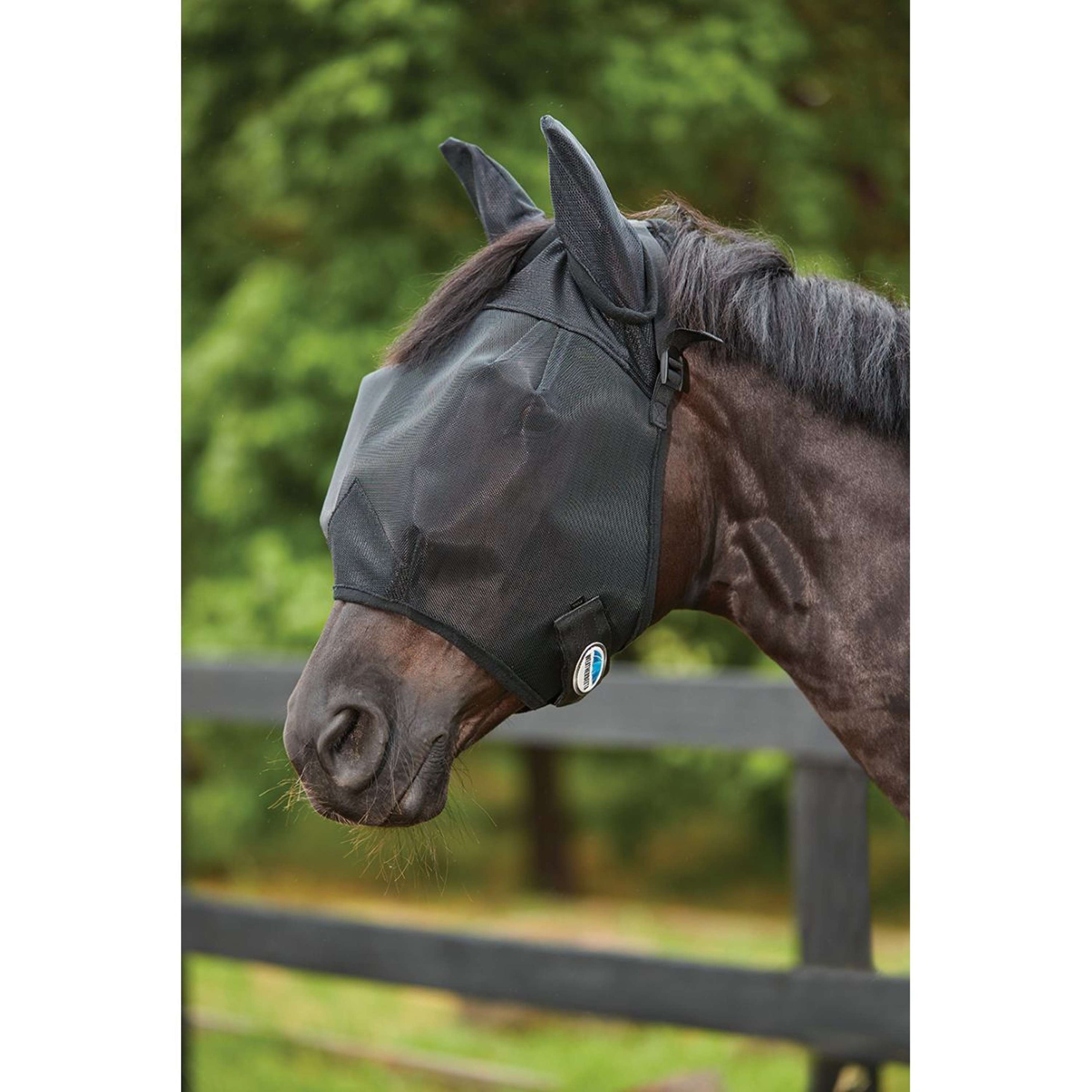 WeatherBeeta Fliegenmaske ComFiTec Double Dart Deluxe mit Ohren Schwarz WeatherBeeta Fliegenmaske ComFiTec Double Dart Deluxe mit Ohren Schwarz