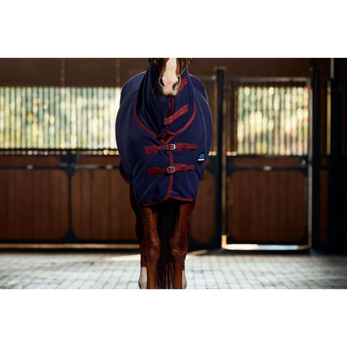 WeatherBeeta Fleecedecke Anti-Static Cooler Combo Neck Navy/Burgundy