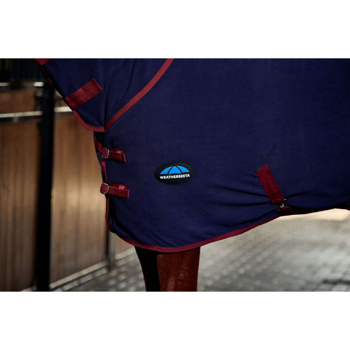 WeatherBeeta Fleecedecke Anti-Static Cooler Combo Neck Navy/Burgundy
