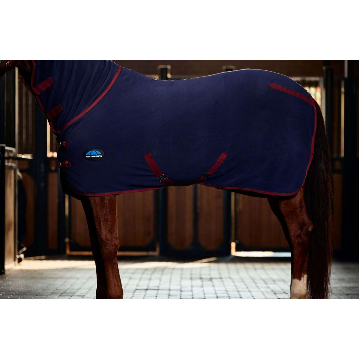 WeatherBeeta Fleecedecke Anti-Static Cooler Combo Neck Navy/Burgundy