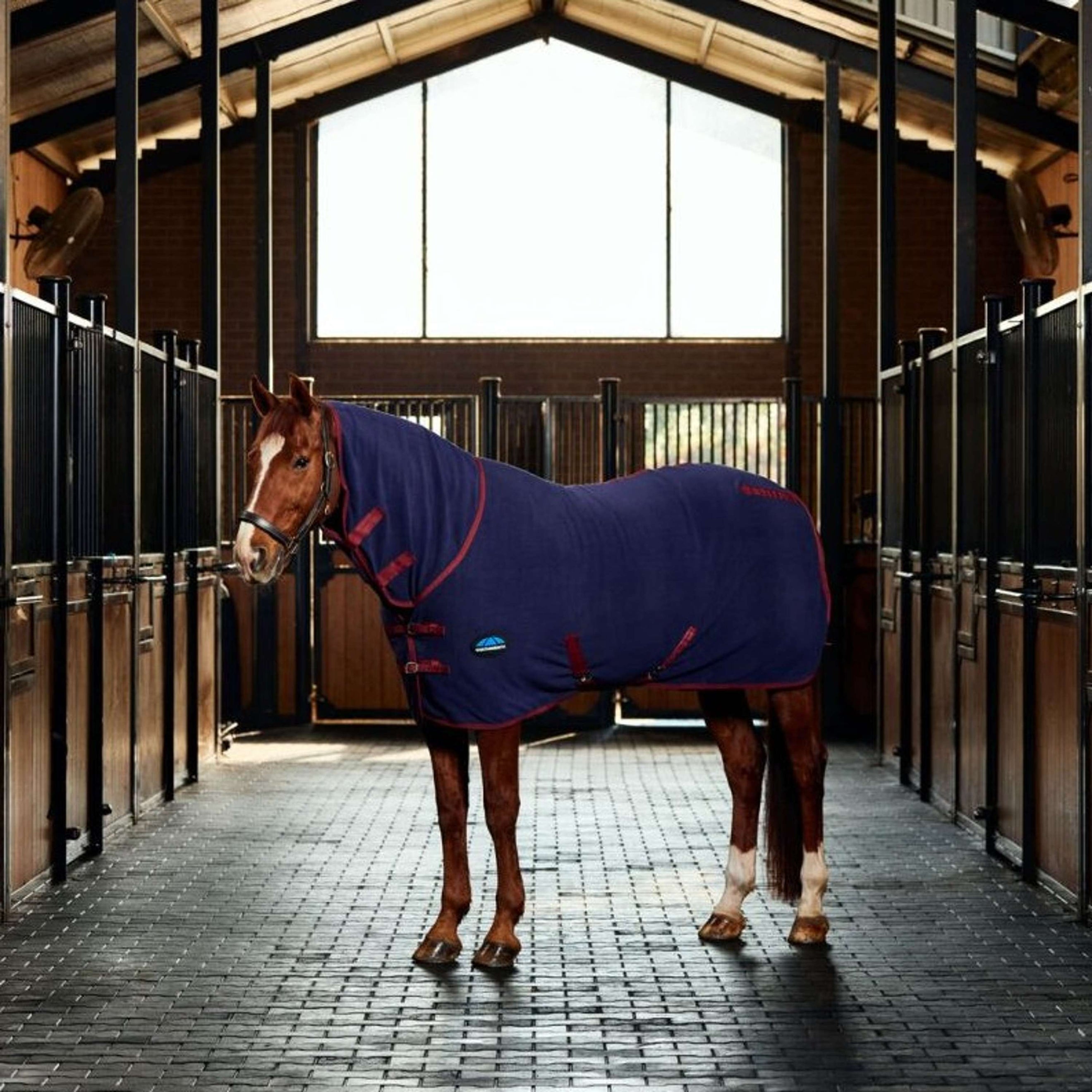 WeatherBeeta Fleecedecke Anti-Static Cooler Combo Neck Navy/Burgundy