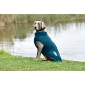 Weatherbeeta Hundedecke Green-Tec Fleece Zip Dragonfly Blue/Bottle Green