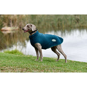 Weatherbeeta Hundedecke Green-Tec Fleece Zip Dragonfly Blue/Bottle Green