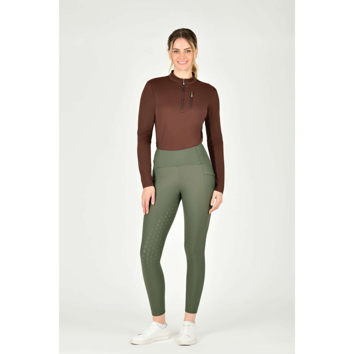 Weatherbeeta Reitleggings Thermal Olive Night