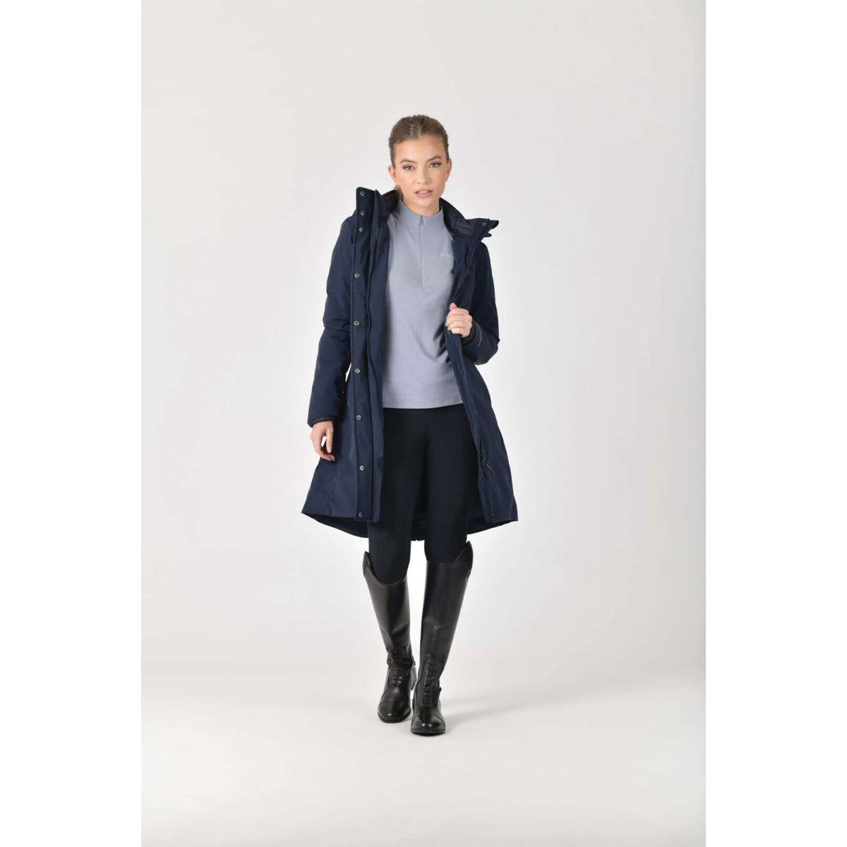 WeatherBeeta Lange Jacke All Purpose Waterproof Navy