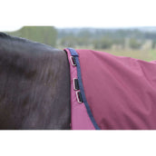 WeatherBeeta ComFiTec Essential Turnout Detach-A-Neck 220g Burgund/Navy
