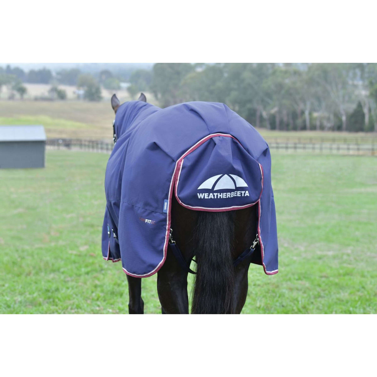 WeatherBeeta ComFiTec Essential Turnout 220g Navy/Burgundy