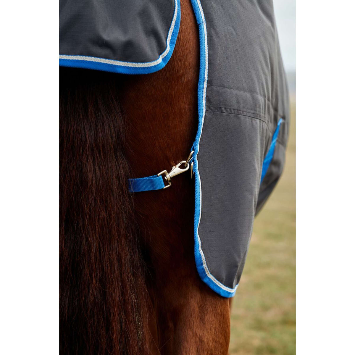 WeatherBeeta ComFiTec Tyro Turnout Combo Neck 220g Schwarz/Kobalt