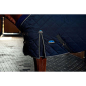 WeatherBeeta Stalldecke ComFiTec 100D Diamond Quilt Detach-A-Neck 220g Navy/Kohle