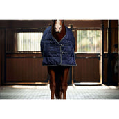 WeatherBeeta Stalldecke ComFiTec PP Channel Quilt Detach-A-Neck 220g Navy/Kohle
