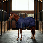 WeatherBeeta Stalldecke ComFiTec PP Channel Quilt Detach-A-Neck 220g Navy/Kohle