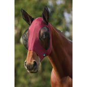 WeatherBeeta Fliegenmaske ComFiTec Stretch mit Ohren Burgundy/schwarz