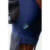 WeatherBeeta Fliegenmaske ComFiTec Luxe Stretch mit Ohren und Nase Navy/Schwarz