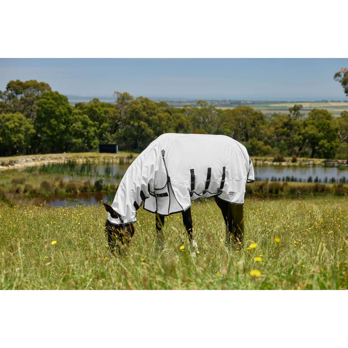 WeatherBeeta Ekzemerdecke ComFiTec Sweet Itch Combo Weiß/Charcoal