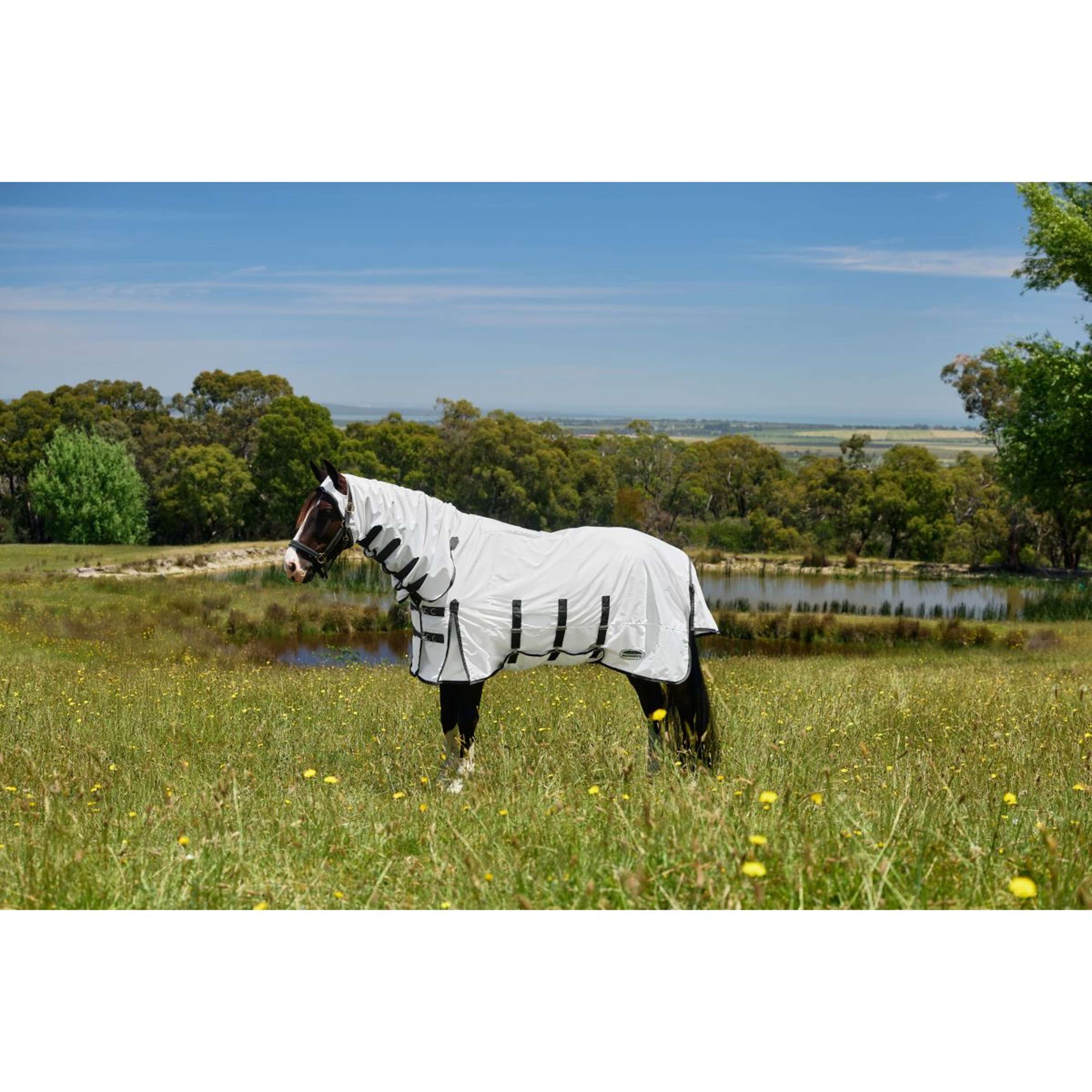 WeatherBeeta Ekzemerdecke ComFiTec Sweet Itch Combo Weiß/Charcoal