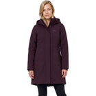 WeatherBeeta Lange Jacke Protect Waterproof Insulated Longline Blackberry