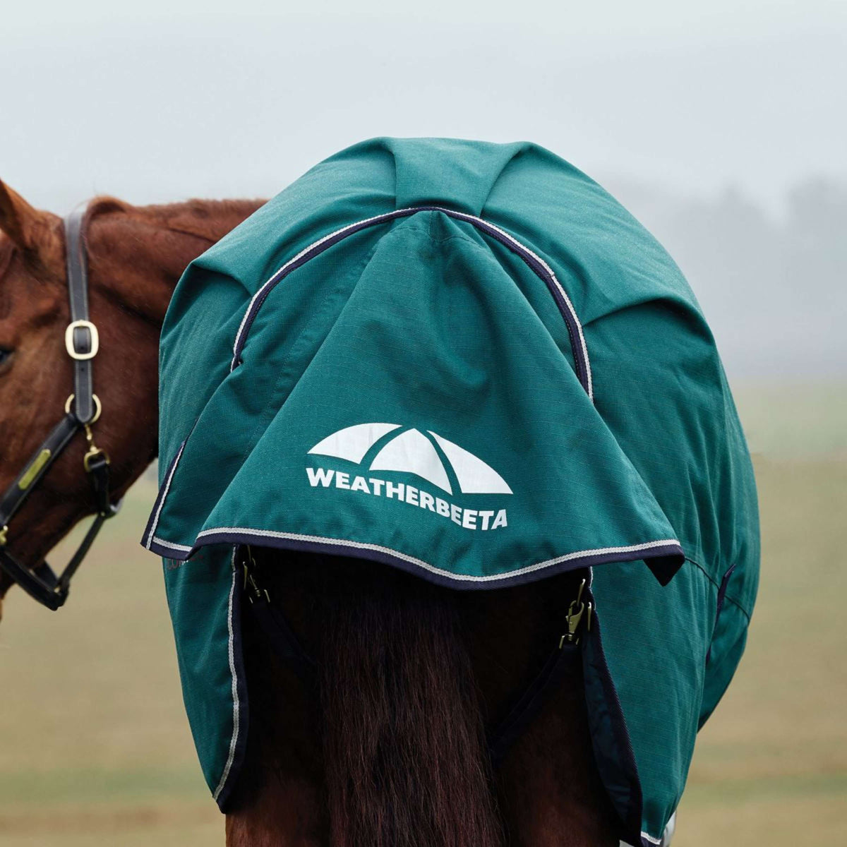 WeatherBeeta ComFiTec Plus Dynamic Turnout High Neck 0g Forest Green/Navy