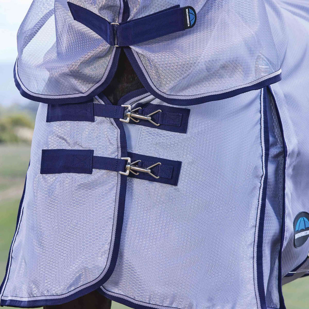 WeatherBeeta Fliegendecke ComFiTec Hexi Combo Silver/Navy/White