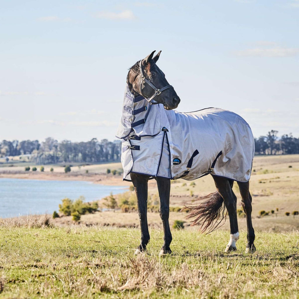 WeatherBeeta Fliegendecke ComFiTec Hexi Combo Silver/Navy/White