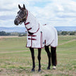 Weiß/Burgundy