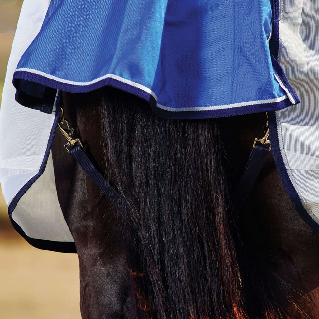 WeatherBeeta ComFiTec Duo Shield Deatch-A-Neck Blau/Silber/Navy