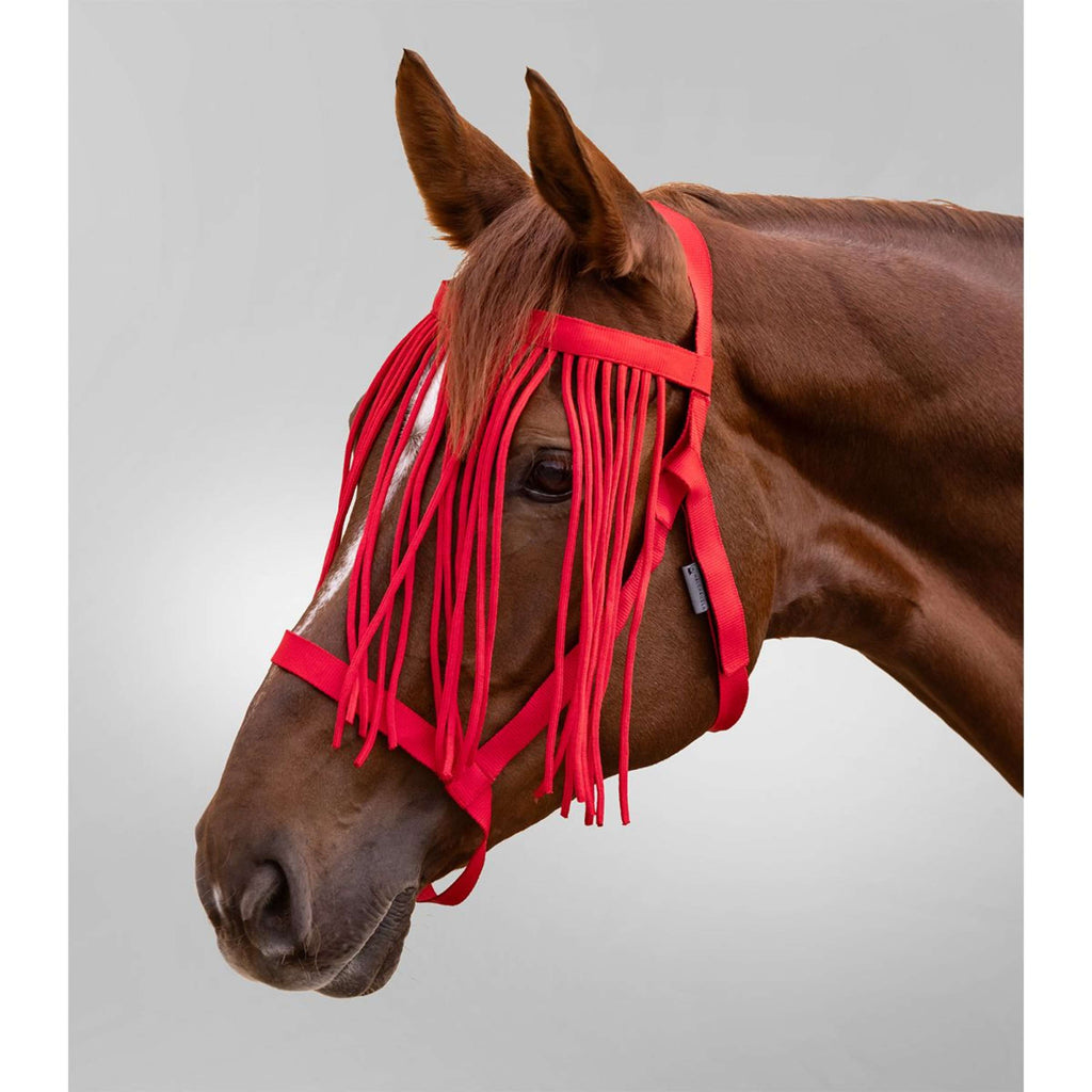 Waldhausen Halfter Grazing mit Fransen Rot
