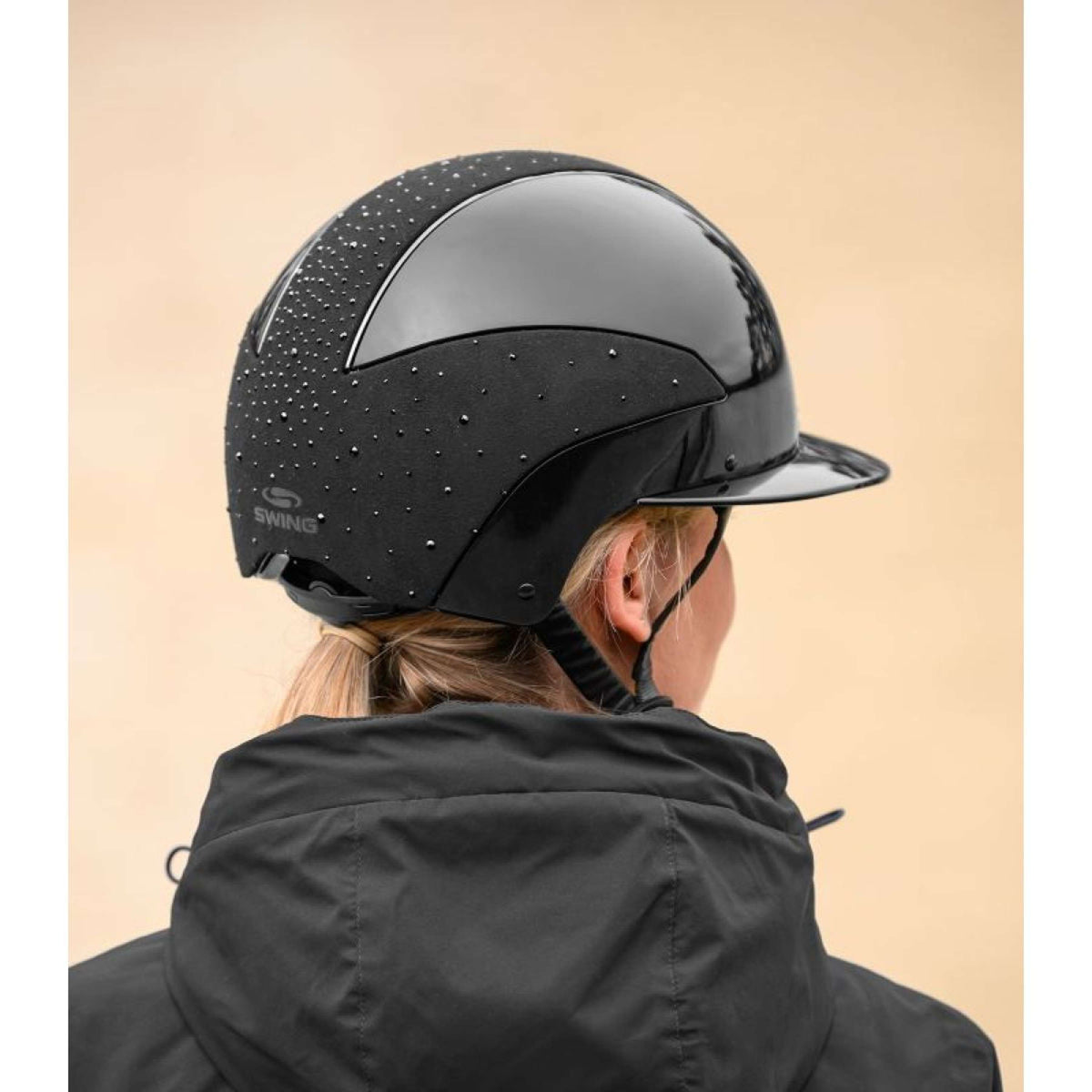 Waldhausen Reithelm Swing H24 Lady Spark Schwarz
