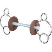 Beris 3-Ring-Trense 3-Rings Comfort Stang Small Soft Weiß