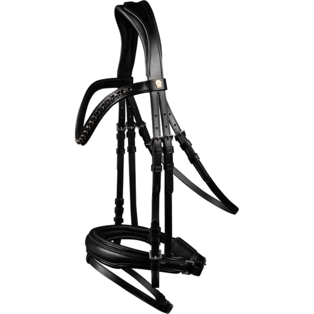 Waldhausen Zaum S-Line Blackshine Schwarz