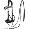 F.R.A. Gebisslose Trense Moonlight Schwarz