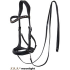 F.R.A. Gebisslose Trense Moonlight Schwarz