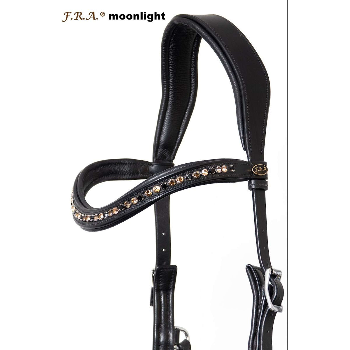 F.R.A. Gebisslose Trense Moonlight Schwarz