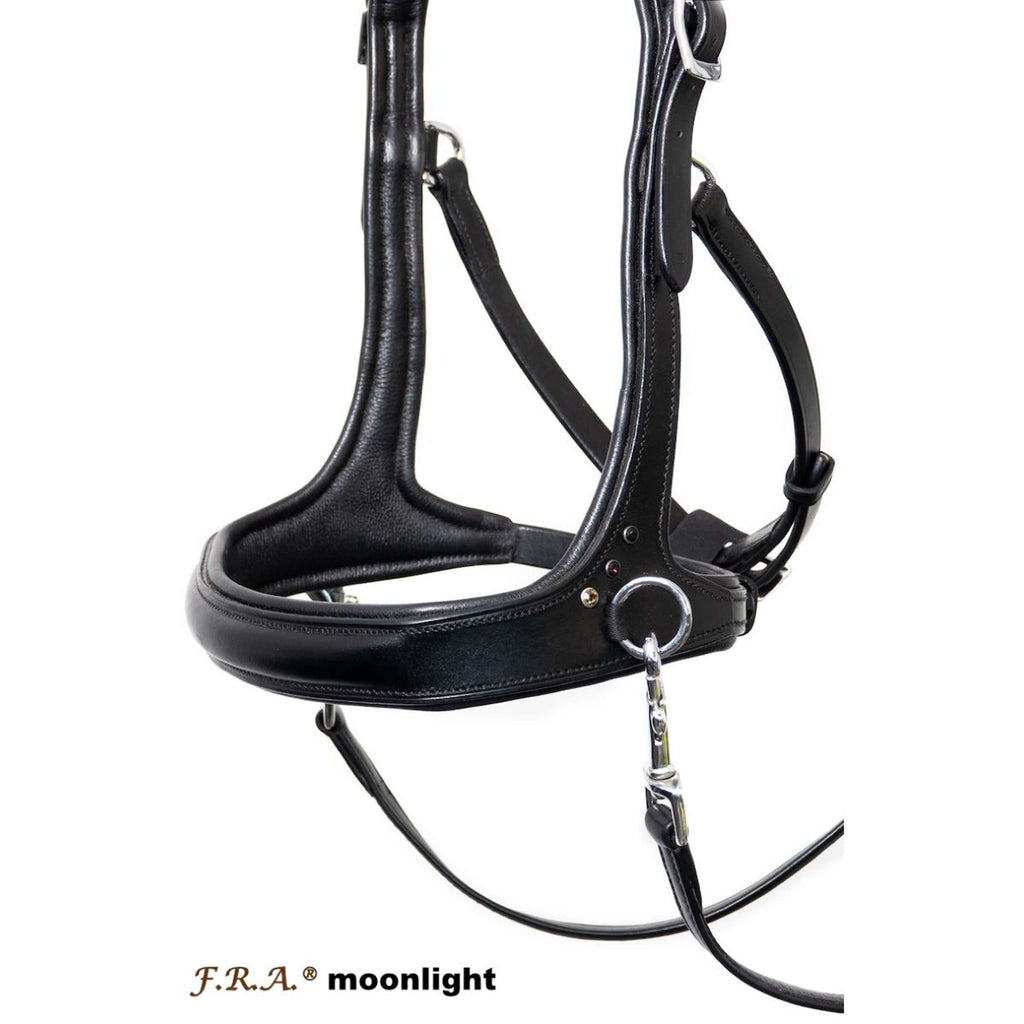 F.R.A. Gebisslose Trense Moonlight Schwarz
